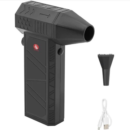 2409-106 Violent Blower Black – High-Power Electric Leaf Blower 600W, 160km/h Air Speed, 2-Speed Control | Lightweight 1.8kg, Shoulder Strap | UAE Garden Cleaning Pro Tool 